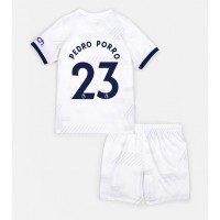 Tottenham Hotspur Pedro Porro #23 Domaci Dres za djecu 2023-24 Kratak Rukav (+ Kratke hlače)